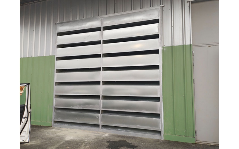 空压机房百叶消声器定制安装